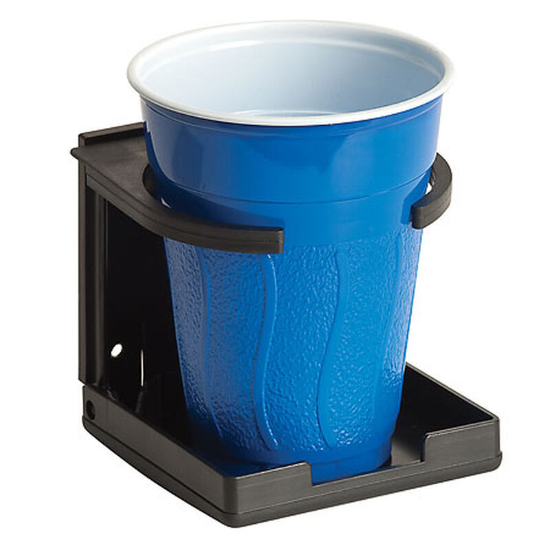 Collapsible Plastic Drink Holder, Black image number 2